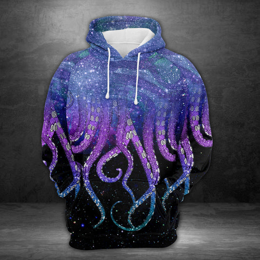 Octopus Galaxy T0605 - All Over Print Unisex Hoodie