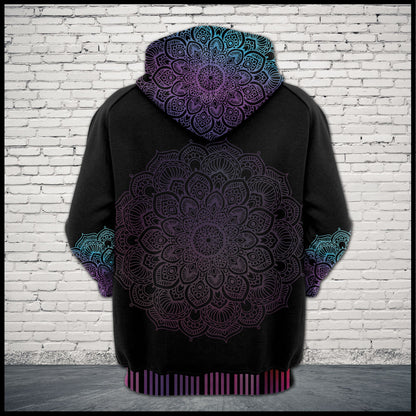 Giraffe Zen Pattern T1105 - All Over Print Unisex Hoodie