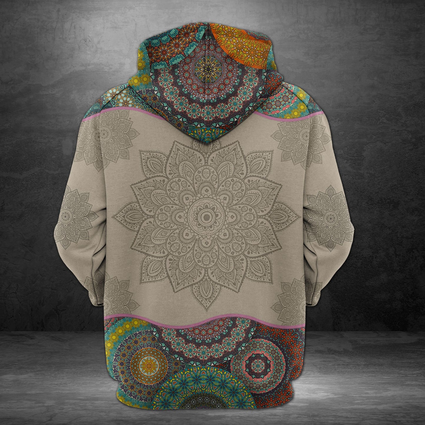 Awesome Indiana Mandala H18511 - All Over Print Unisex Hoodie