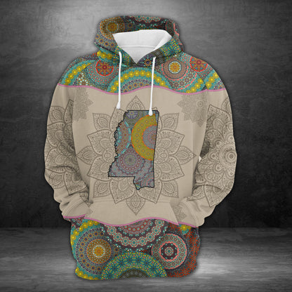 Awesome Mississippi Mandala H18517 - All Over Print Unisex Hoodie