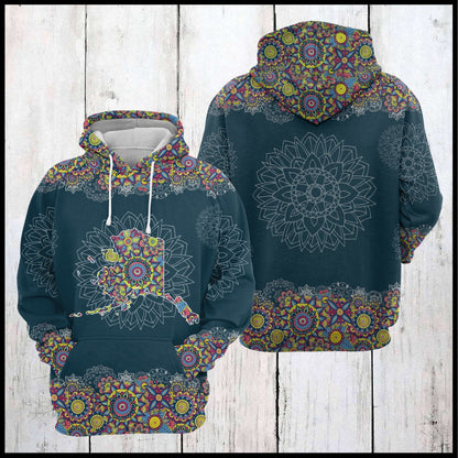 Alaska Mandala T1905 - All Over Print Unisex Hoodie