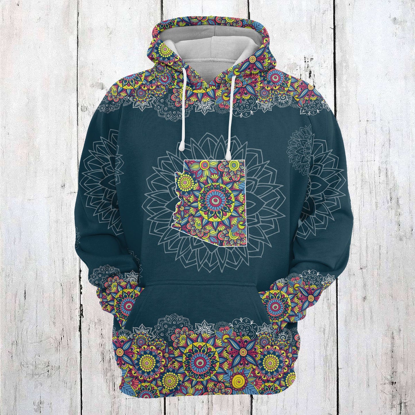 Arizona Mandala T1905 - All Over Print Unisex Hoodie