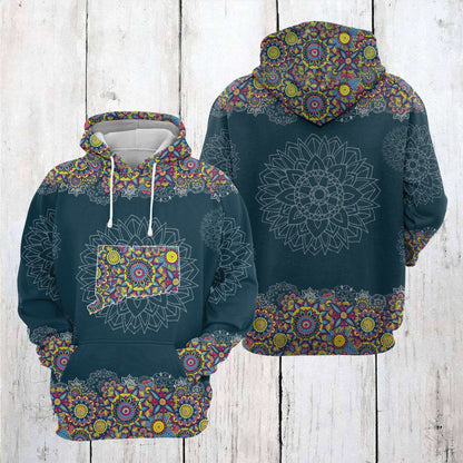 Connecticut Mandala T1905 - All Over Print Unisex Hoodie