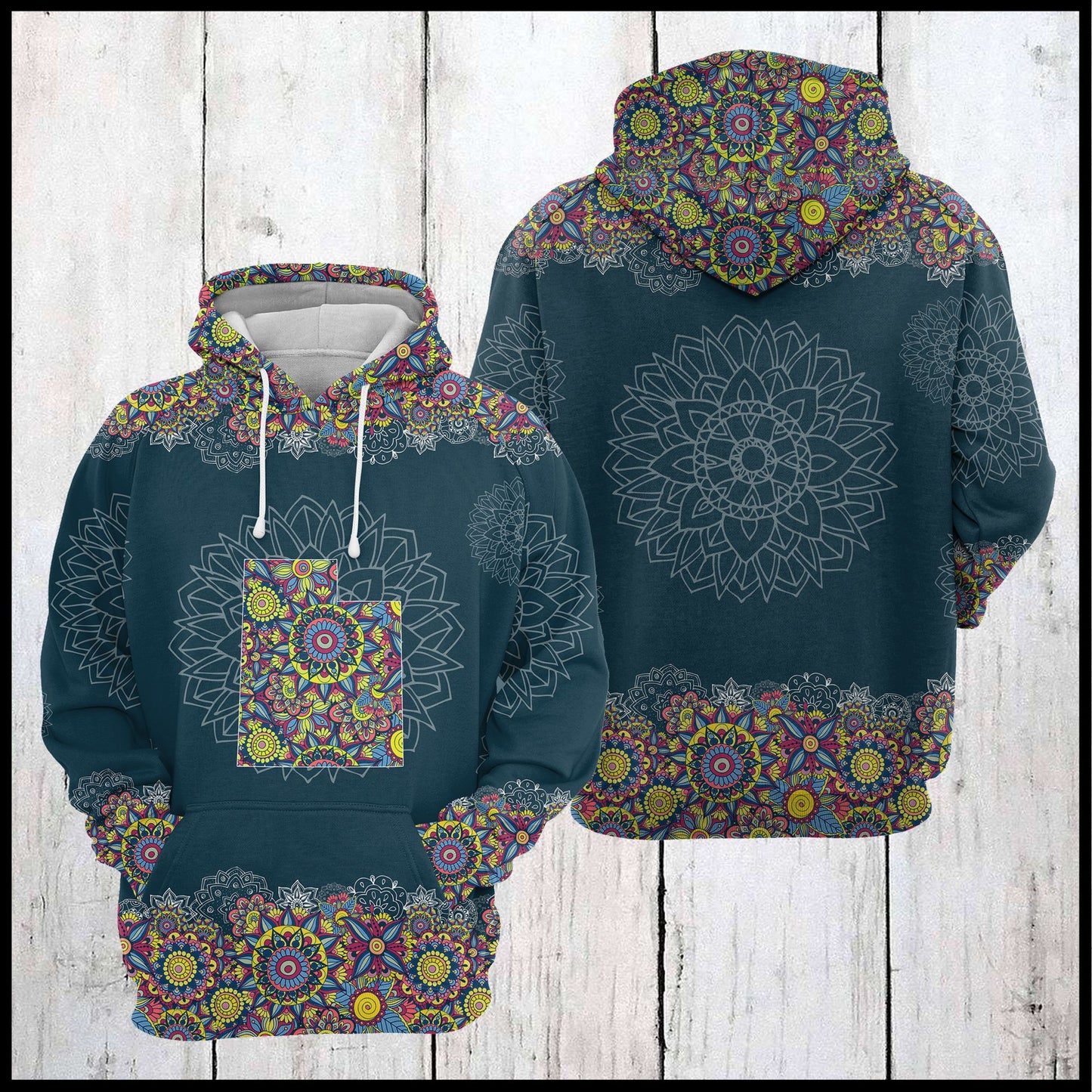 Utah Mandala T1905 - All Over Print Unisex Hoodie