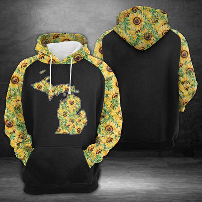 Awesome Michigan Sunflower H20503 - All Over Print Unisex Hoodie