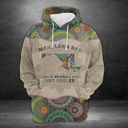 Awesome Maryland Dad H20518 - All Over Print Unisex Hoodie