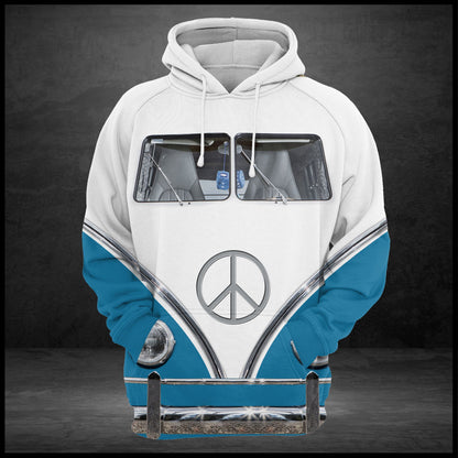 Hippie Bus G521 - All Over Print Unisex Hoodie