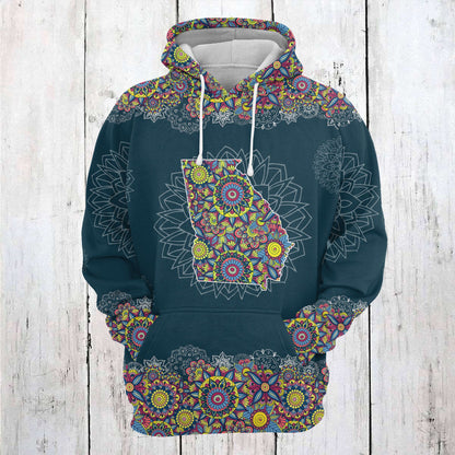 Georgia Mandala T2105 - All Over Print Unisex Hoodie