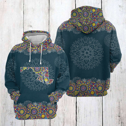 Maryland Mandala T2105 - All Over Print Unisex Hoodie