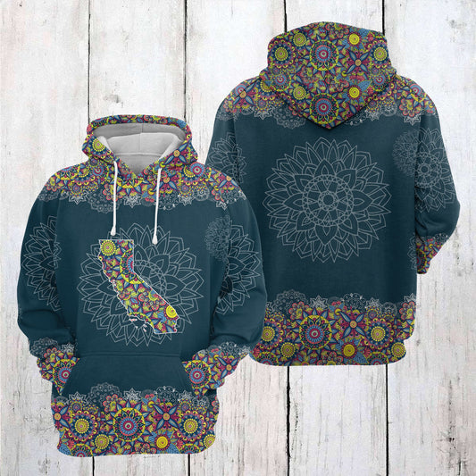 California Mandala T2205 - All Over Print Unisex Hoodie