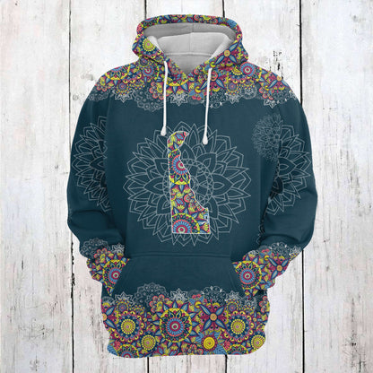 Delaware Mandala T2205 - All Over Print Unisex Hoodie