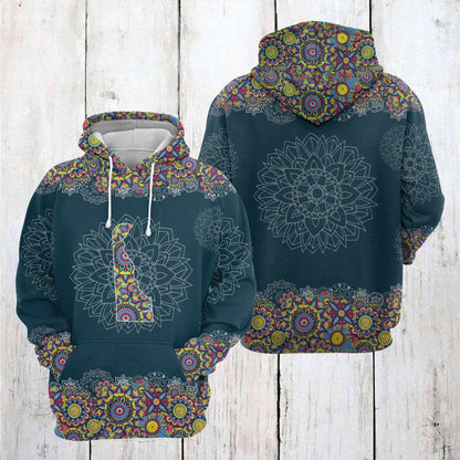 Delaware Mandala T2205 - All Over Print Unisex Hoodie