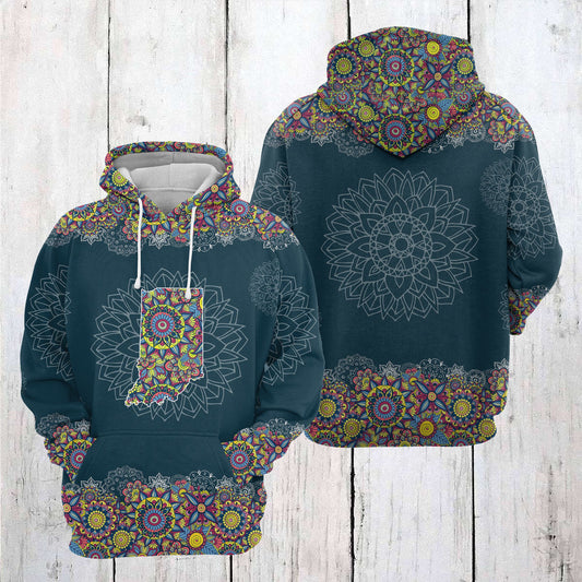 Indiana Mandala T2205 - All Over Print Unisex Hoodie