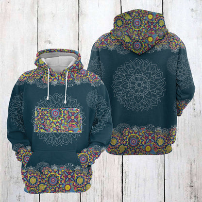 Kansas Mandala T2205 - All Over Print Unisex Hoodie