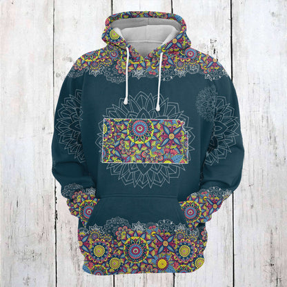 Kansas Mandala T2205 - All Over Print Unisex Hoodie