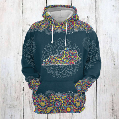 Kentucky Mandala T2205 - All Over Print Unisex Hoodie