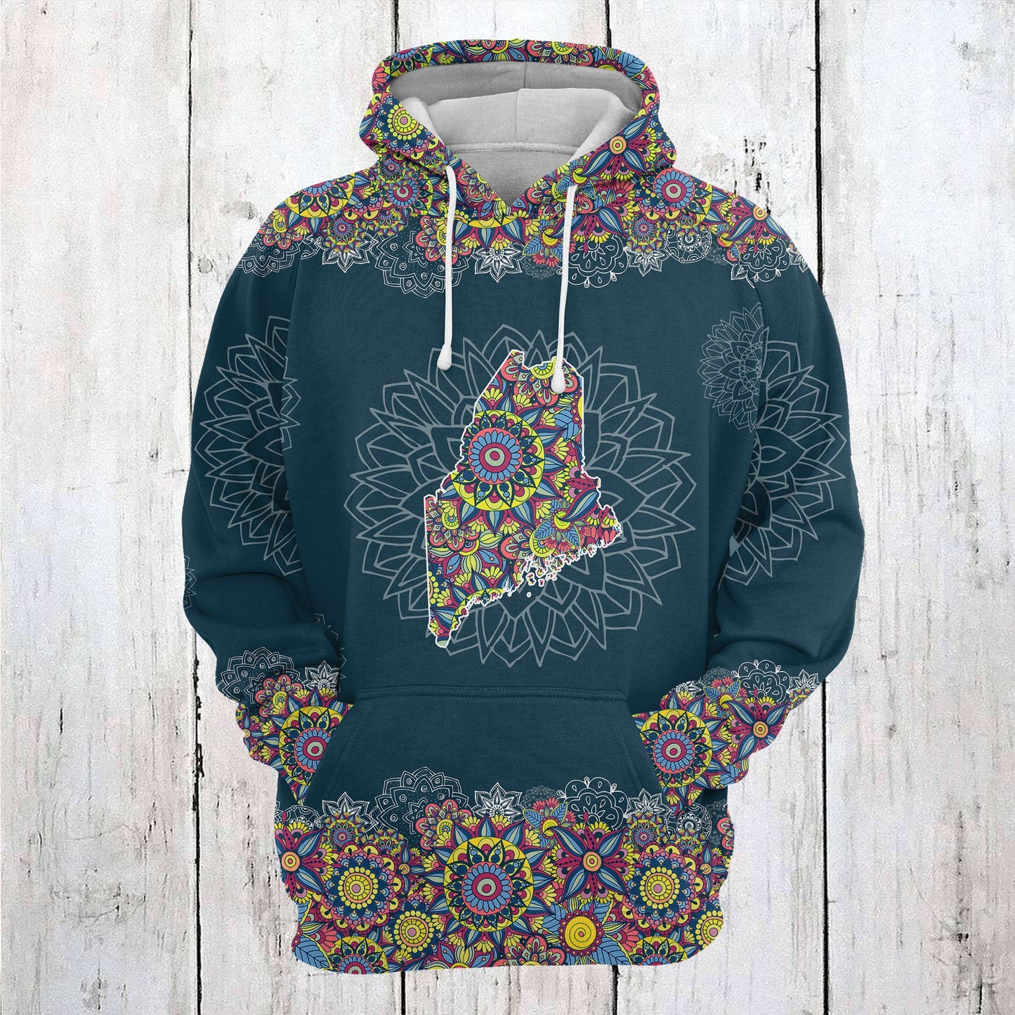 Maine Mandala T2205 - All Over Print Unisex Hoodie