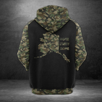 Home Sweet Home Alaska H22592 - All Over Print Unisex Hoodie