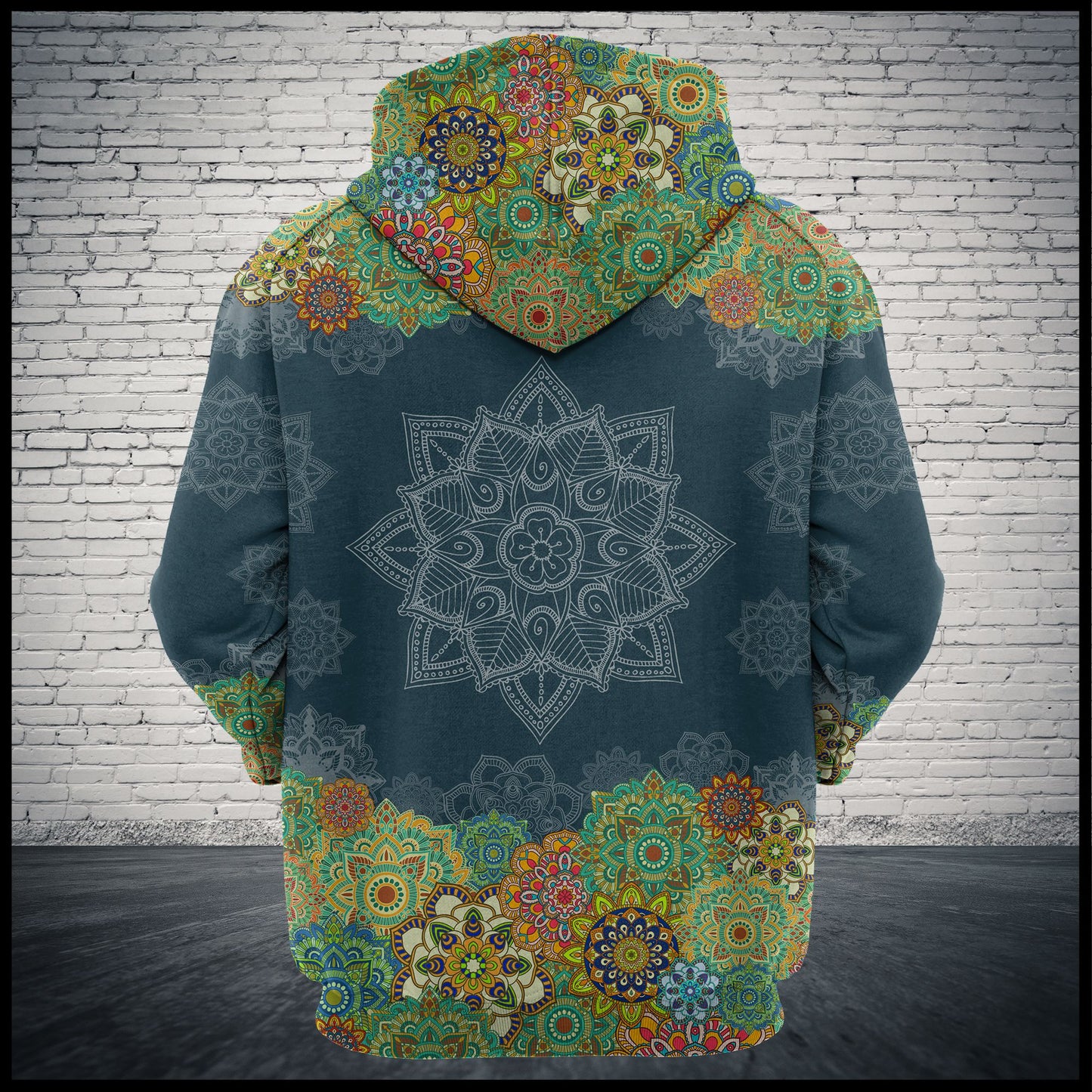 Alaska Floral Mandala G526 - All Over Print Unisex Hoodie