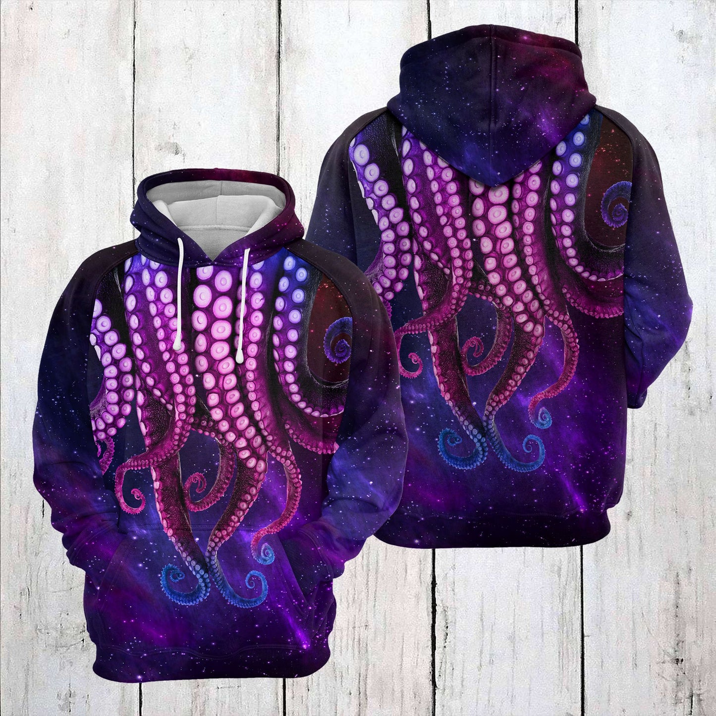 Octopus Galaxy T1806 - All Over Print Unisex Hoodie
