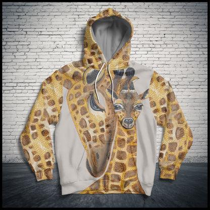 Giraffe Family G5620 - All Over Print Unisex Hoodie