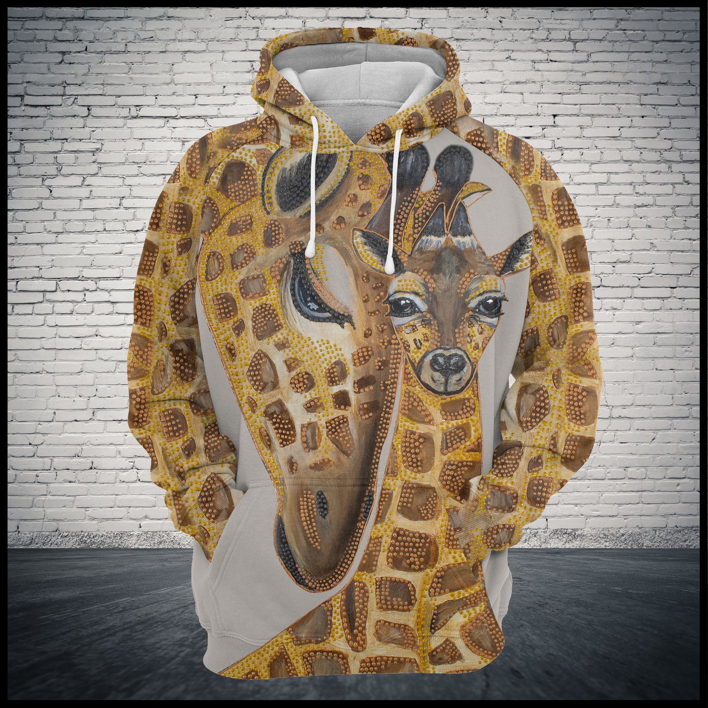 Giraffe Family G5620 - All Over Print Unisex Hoodie