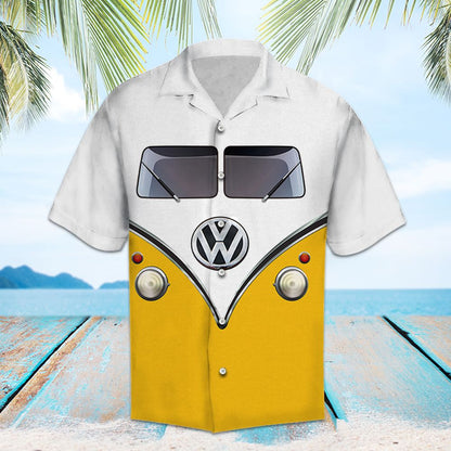 Yellow Hippie Bus H30607 - Hawaii Shirt
