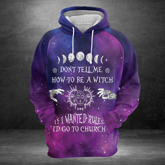 Don‘t Tell Me How To Be A Witch G5701 - All Over Print Unisex Hoodie