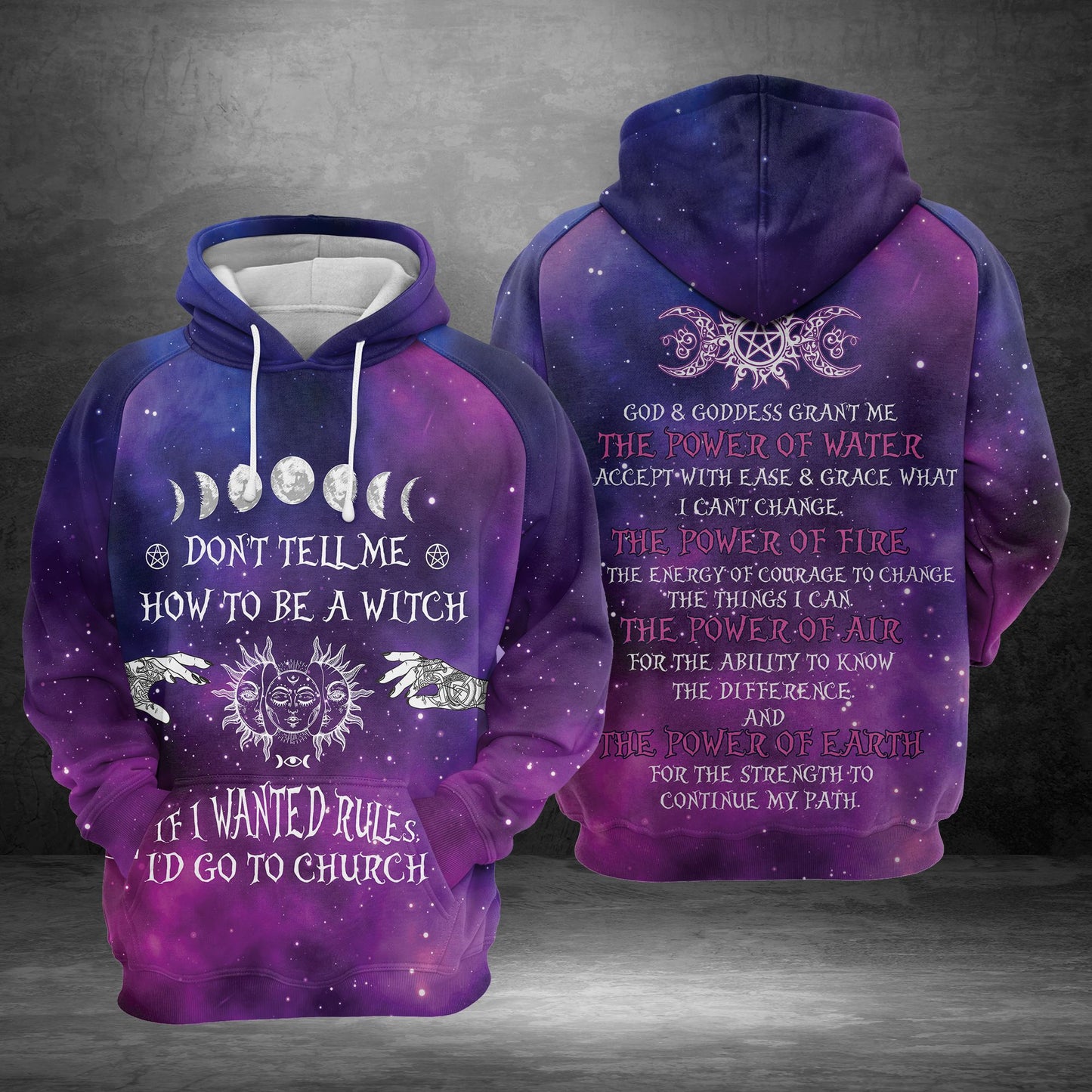 Don‘t Tell Me How To Be A Witch G5701 - All Over Print Unisex Hoodie