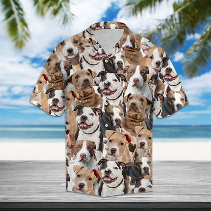 American Pit Bull Terrier Awesome D0107 - Hawaii Shirt