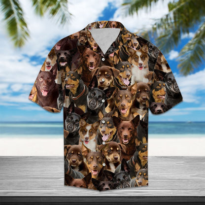 Australian Kelpie Awesome D0107 - Hawaii Shirt
