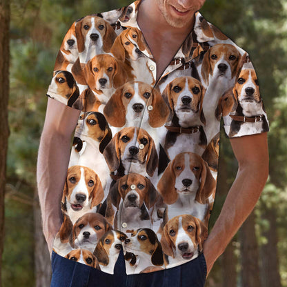 Beagle Awesome D0107 - Hawaii Shirt