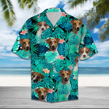 Jack Russell Terrier Tropical T0107 - Hawaii Shirt