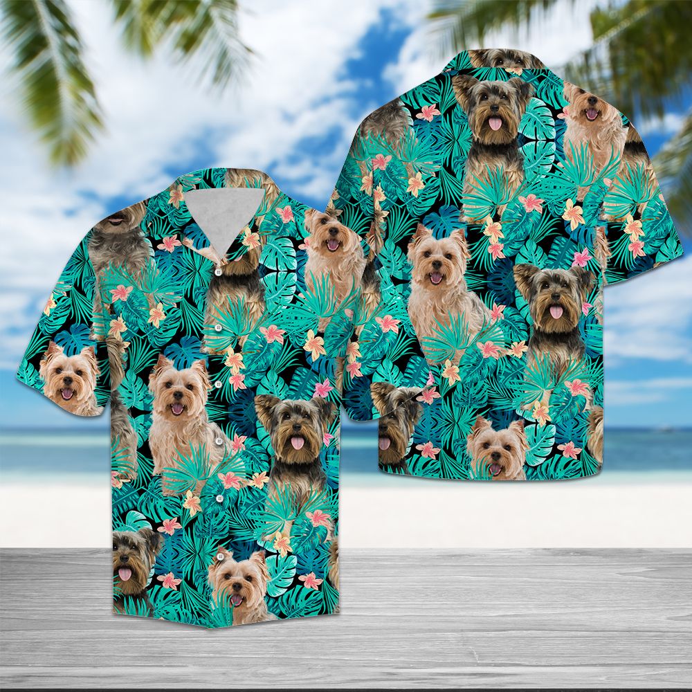 Yorkshire Terrier Tropical T0107 - Hawaii Shirt