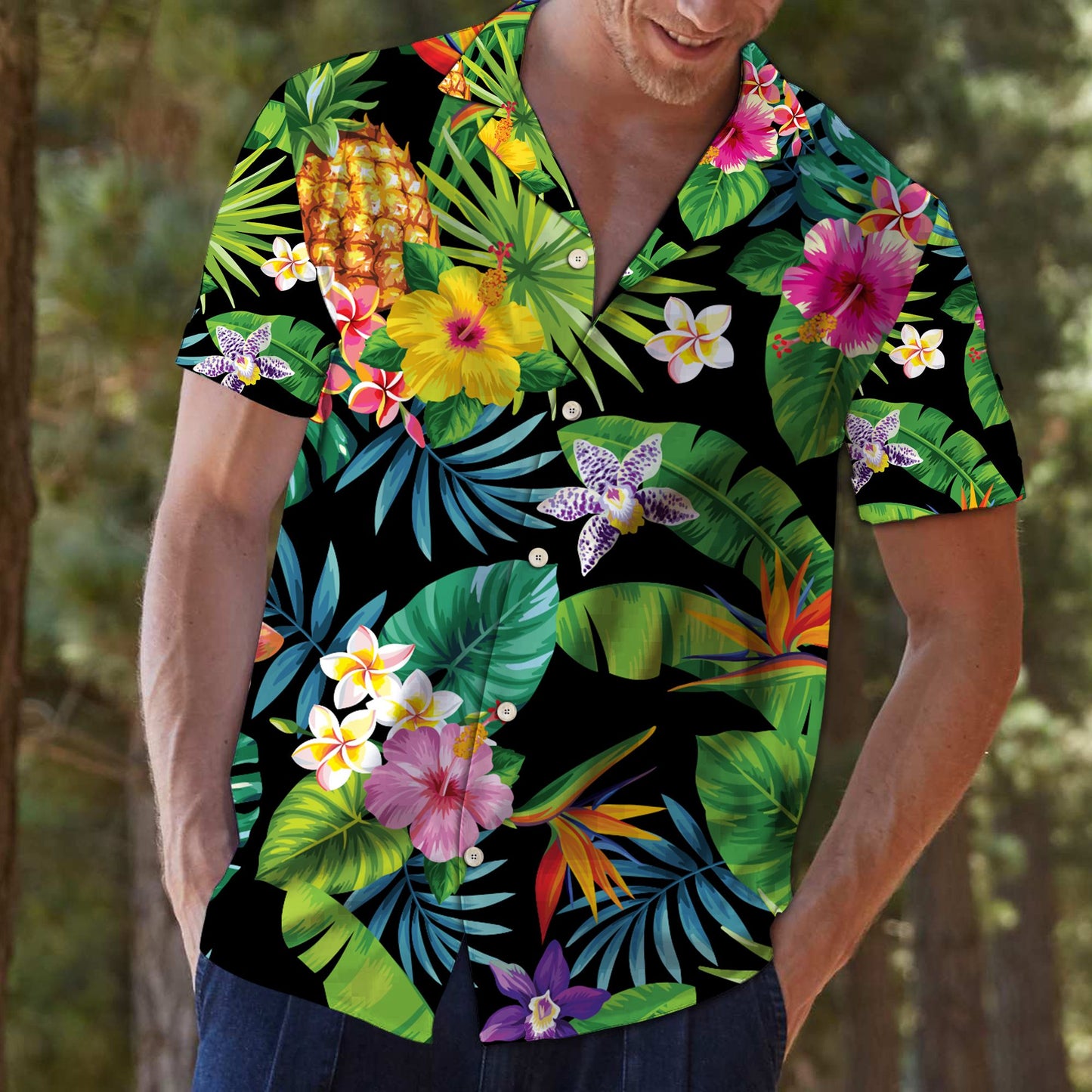 Tropical Pineapple G5701 - Hawaii Shirt