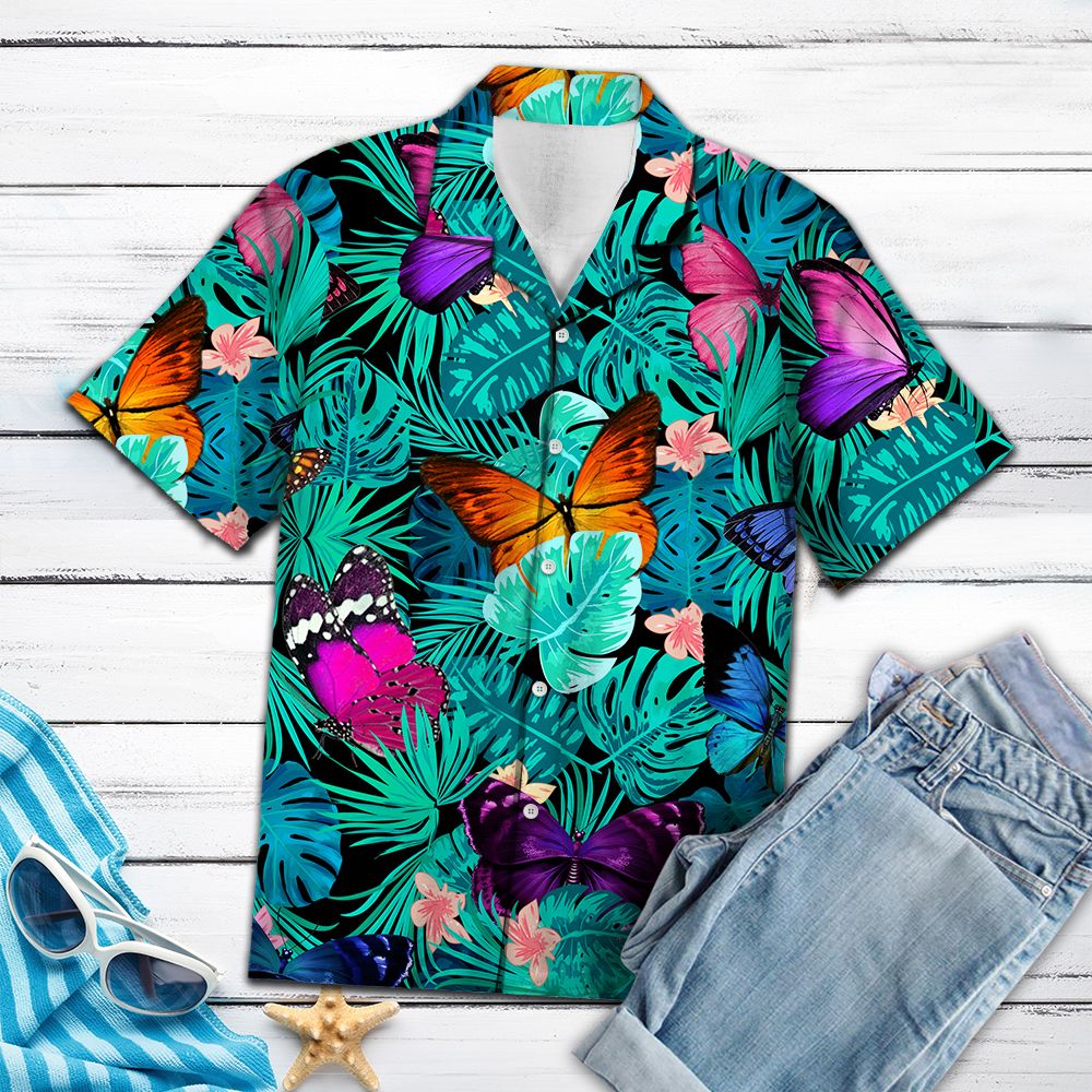 Tropical Butterfly G5701 - Hawaii Shirt