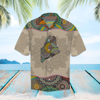 Awesome Maine Mandala H1716 - Hawaii Shirt