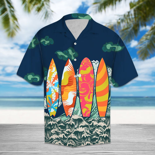 Amazing Surfboard H1764 - Hawaii Shirt