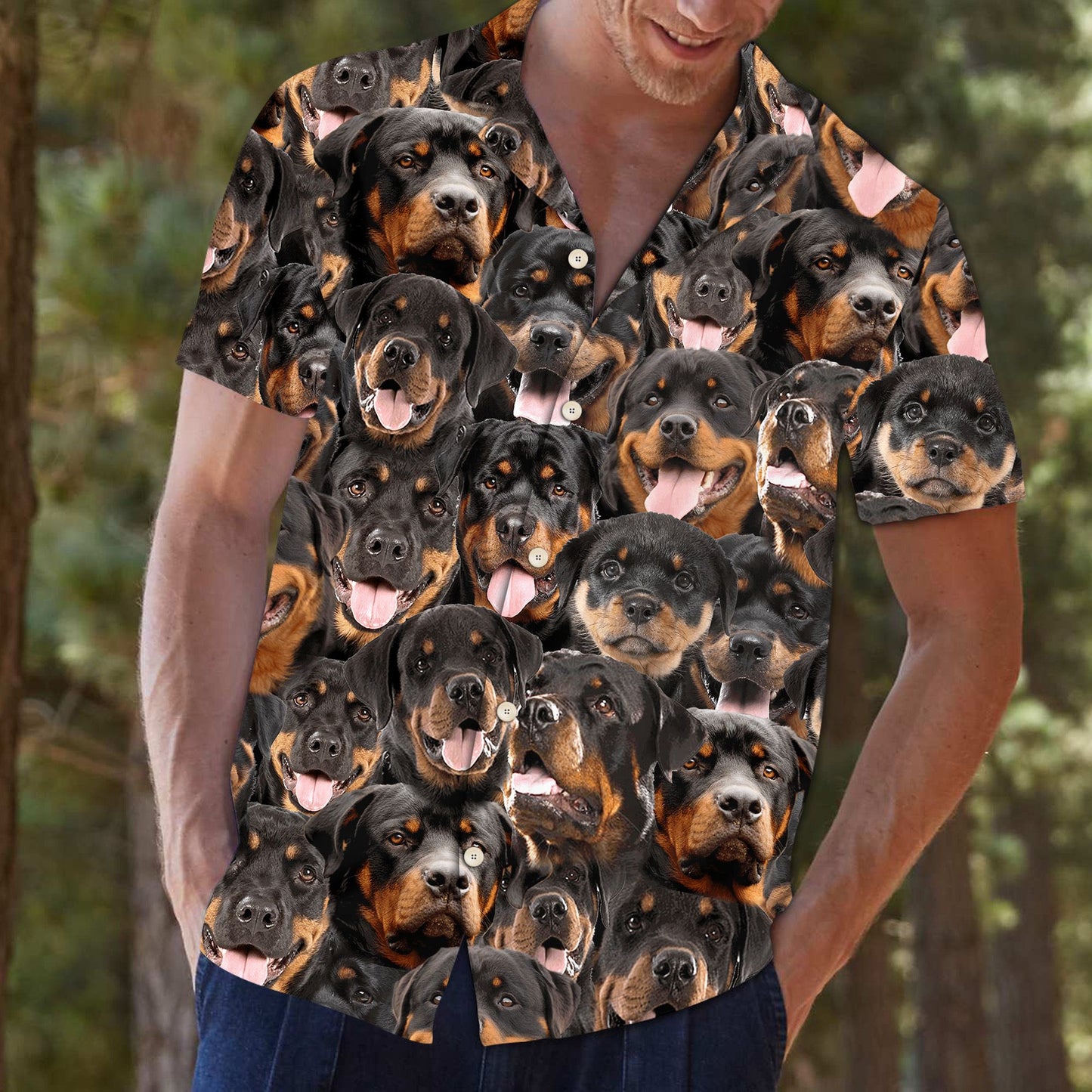 Rottweiler Awesome D0207 - Hawaii Shirt