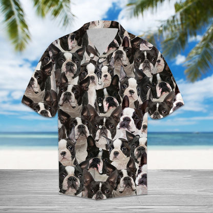 Boston Terrier Awesome D0207 - Hawaii Shirt