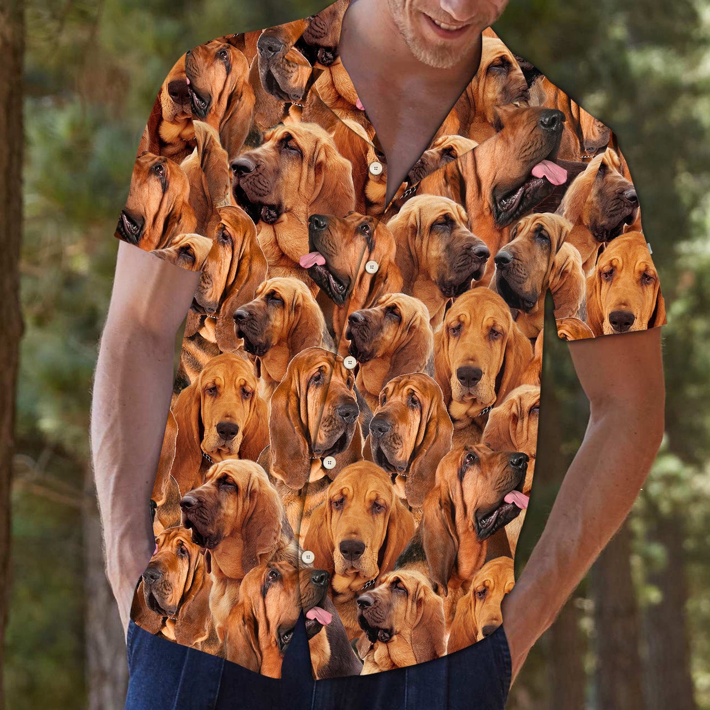 Bloodhound Awesome D0207 - Hawaii Shirt