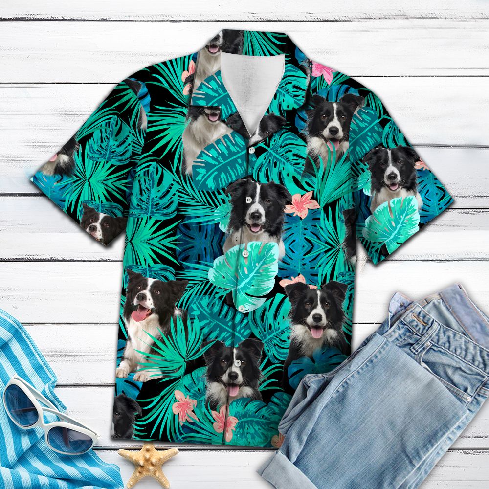 Awesome Border Collie Tropical G5702 - Hawaii Shirt