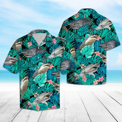 Awesome Shark Tropical G5702 - Hawaii Shirt