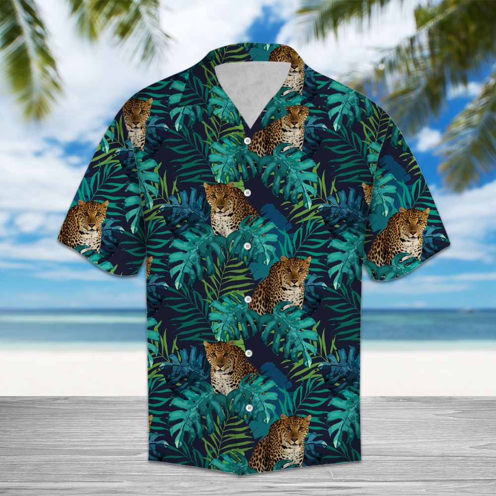 Tropical Cheetah H2771 - Hawaii Shirt