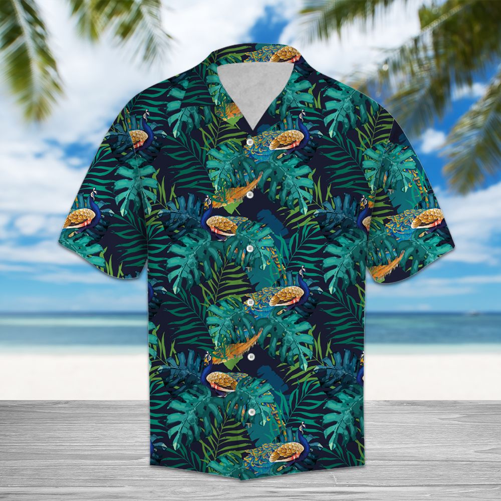 Tropical Peacock H2773 - Hawaii Shirt