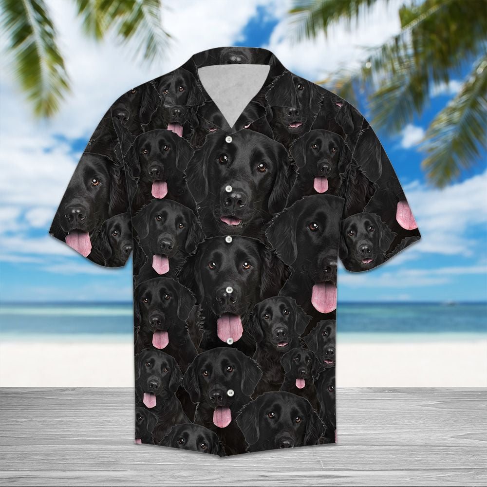 Flat-Coated Retriever Awesome D0207 - Hawaii Shirt