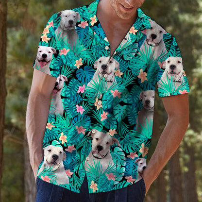 Dogo Argentino Tropical T0207 - Hawaii Shirt
