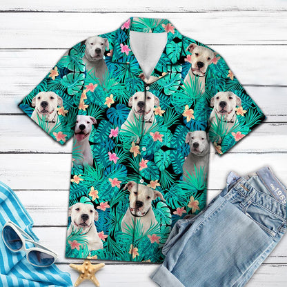Dogo Argentino Tropical T0207 - Hawaii Shirt