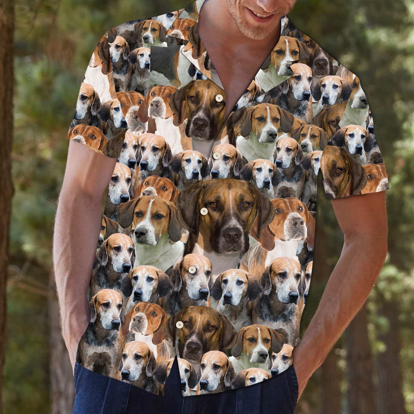 English Foxhound Awesome D0207 - Hawaii Shirt