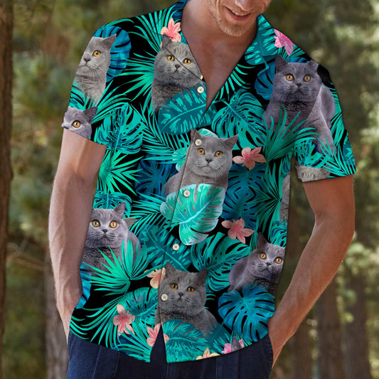 Tropical British Shorthair G5702 - Hawaii Shirt